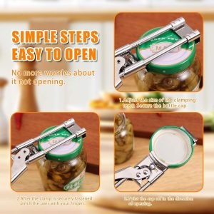Adjustable Stainless Steel Jar Opener